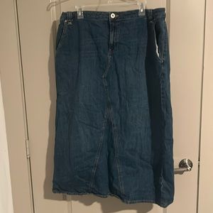 Cato blue jean skirt, 18W